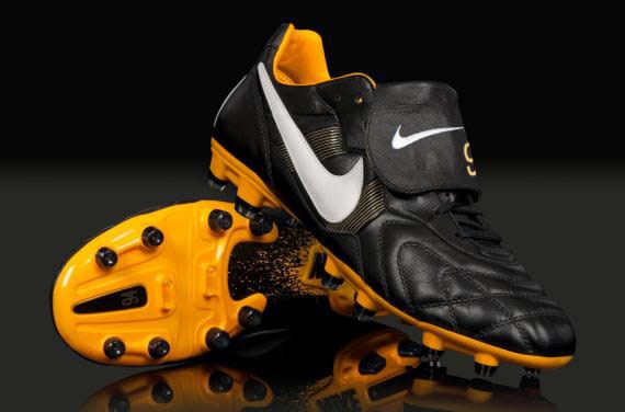 Mens Football Boots - Nike Tiempo Premier 94 - Black / White / Del