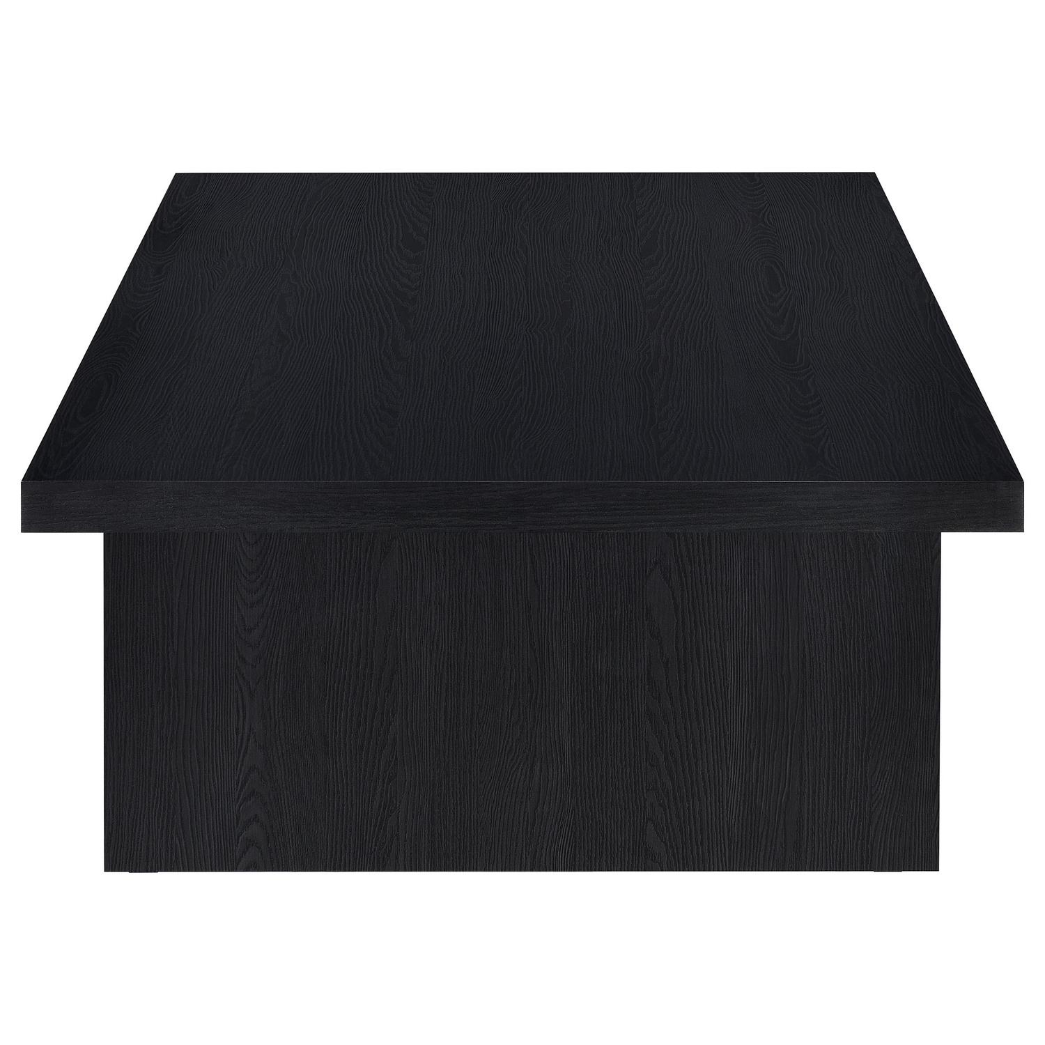 COASTER Max Rectangular Engineered Laminate Coffee Table Black