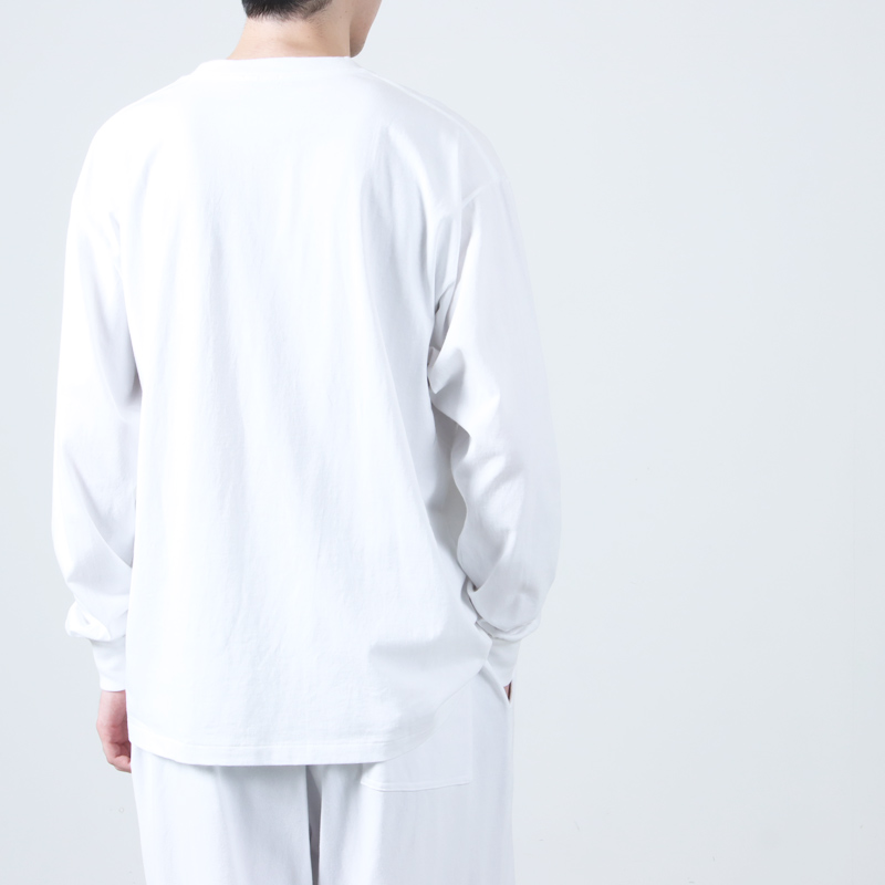 COMOLI (コモリ) コットンジャージ 長袖Tシャツ