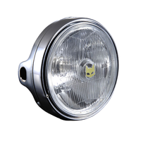 888ドライビングランプ フルキット クリアーレンズ/メッキケース - バイク