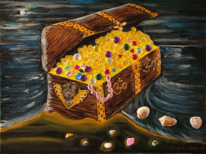 Treasure Chest of Om - Jacqueline Martin Art - Paintings & Prints