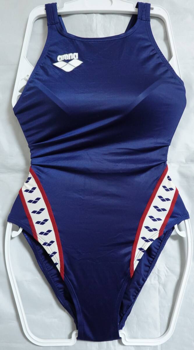 アリーナ 競泳水着 エールブルー ロングスパッツ 光沢感有り ラバー