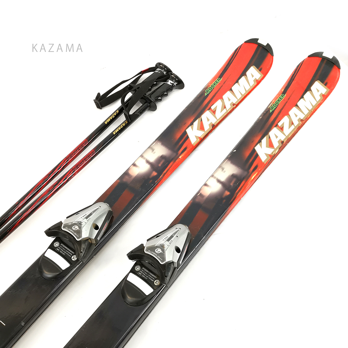 SWINGER kazama スキー板とポールセット SWINGER kazama スキー板と