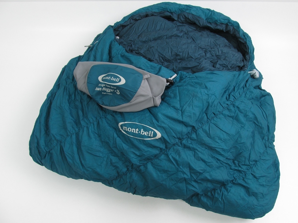 mont-bell モンベル ダウンハガー #5 寝袋 ロング コレクション 右