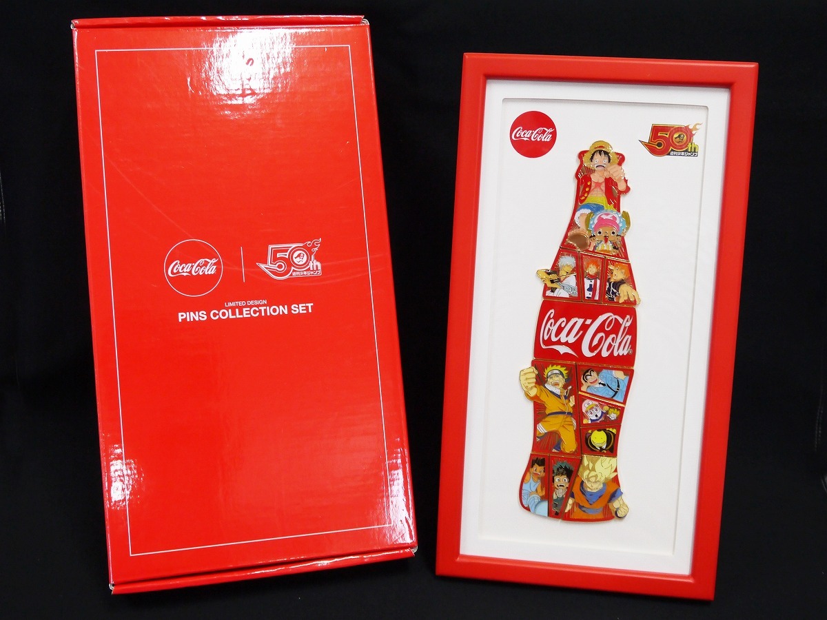 未使用】未使用!! 週刊少年ジャンプ×コカ・コーラ 創刊50周年記念