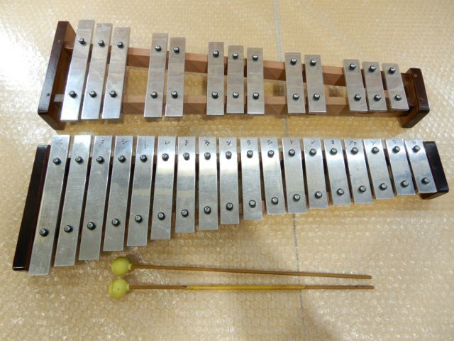 SAITOのグロッケン‼️32音❣️マレット2種‼️なんて美しい❣️ SAITOの