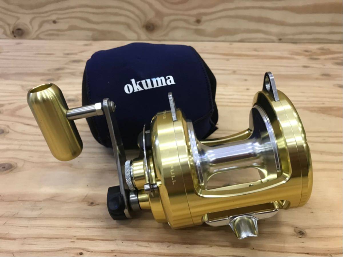 OKUMA TITUS TG 15 金色マルチカラーリール OKUMA TITUS TG 15 金色
