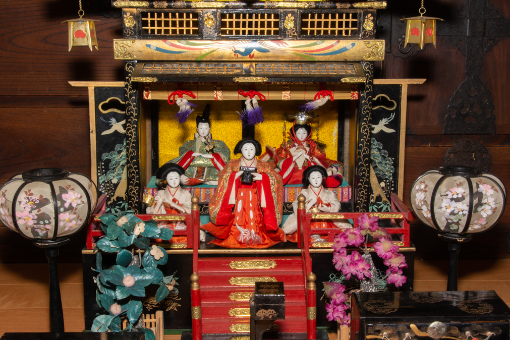 豪華】時代 雛人形 豊寿殿 雛道具 木製 昭和28年 雛祭り 桃の節句