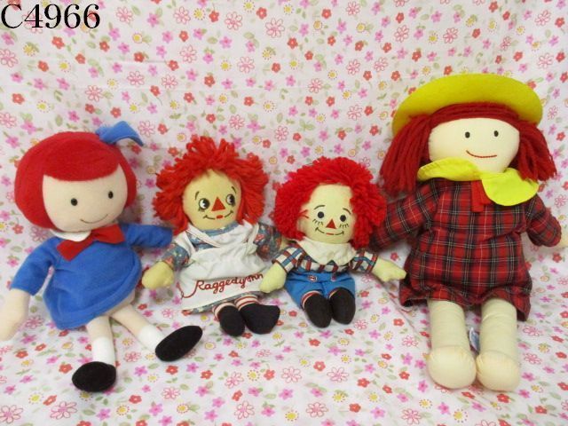 Raggedyジョジーンペアドール38cmアンアンディレア