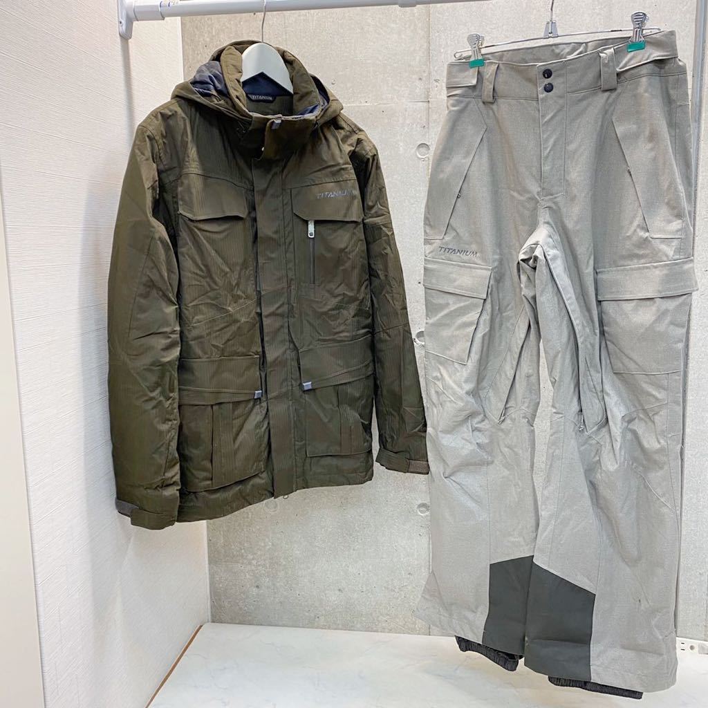 Columbia 迷彩 Lサイズ スノーボードウェア上下 美品 コロンビア