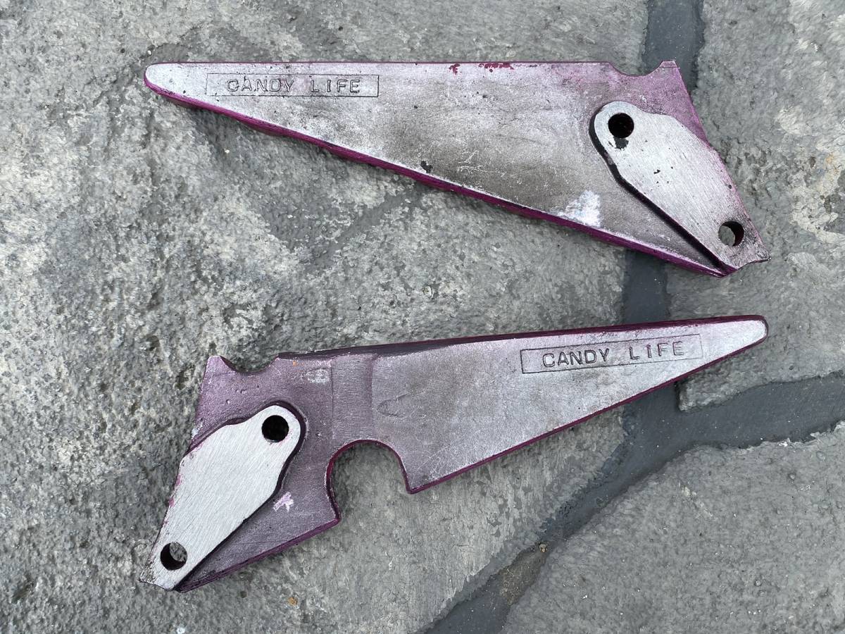 キャンディーライフ製 CBX400F用 ステップフィンカバー CBX