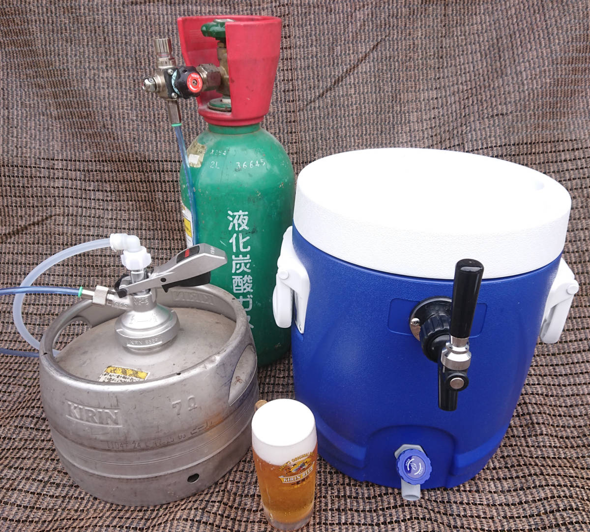 豪華セット！自作氷冷式ビールサーバーセット！！