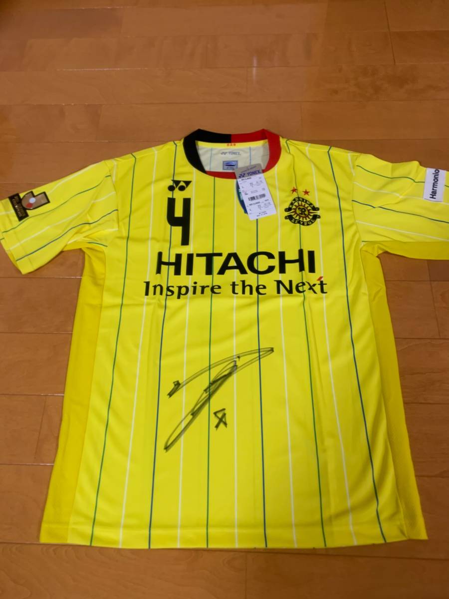 イオン Jリーグ 当選品 柏レイソル サイン入り ユニフォーム サイズM