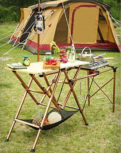 <使用1回>Coleman COMFORT MASTER 木製キッチンテーブル 使用1回>Coleman COMFORT MASTER 木製キッチンテーブル 使用1回