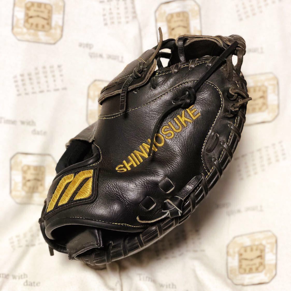 ミズノプロ 読売 阿部慎之助選手 実使用 硬式 キャッチャーミット 2005