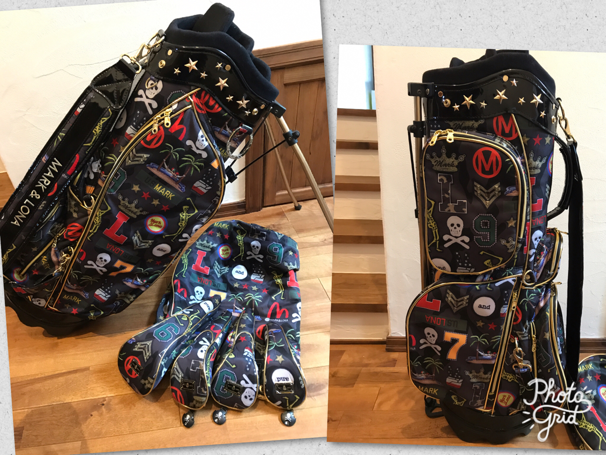 マークアンドロナ キャディバッグ MARK&LONA - 【銀行振込・代金引換