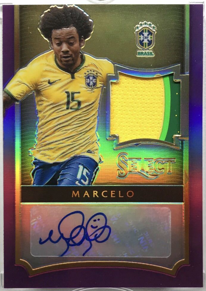 Panini Soccer ブラジル代表 マルセロ サインカード ジャージ