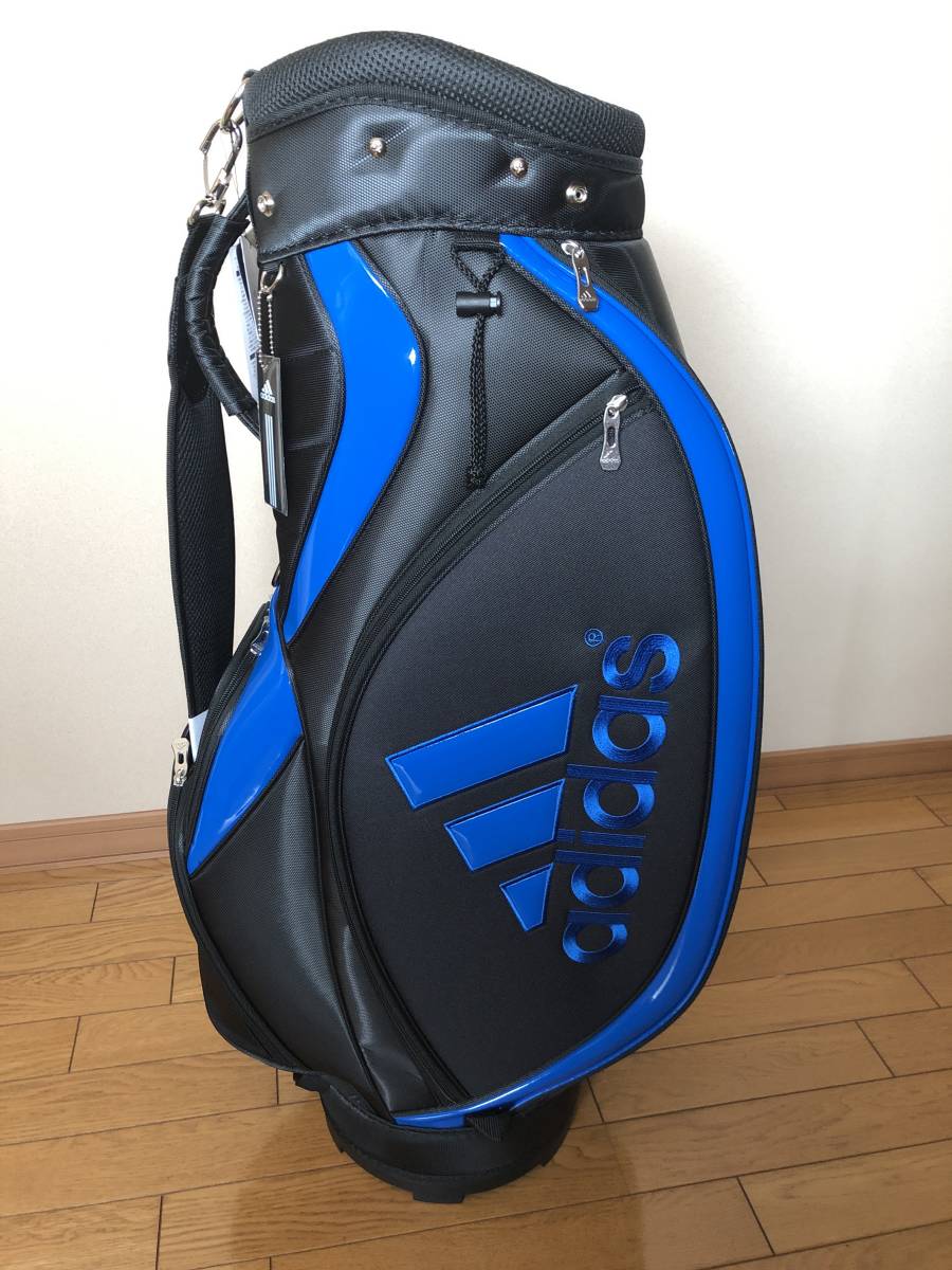 アディダス adidas ゴルフバッグ 8インチ ブルー メンズ 中古品