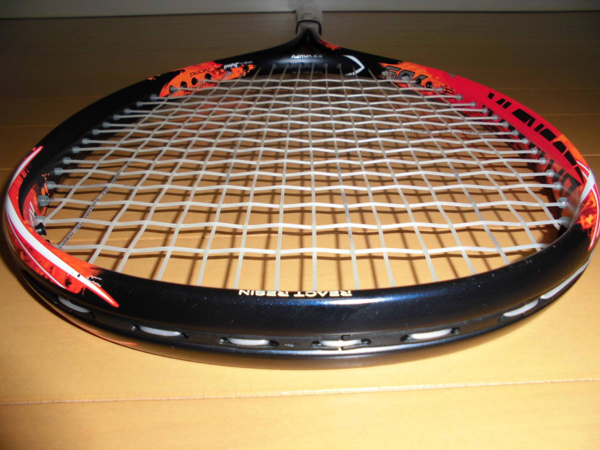 ソフトテニスラケット ジオブレイク70s黒 オレンジ ジオブレイク70S