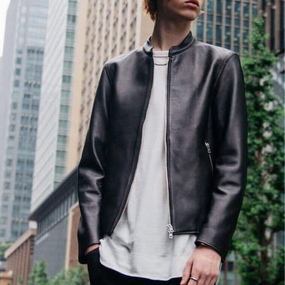 新品】【新品未使用】リドム・シングルレザーライダースジャケット・S