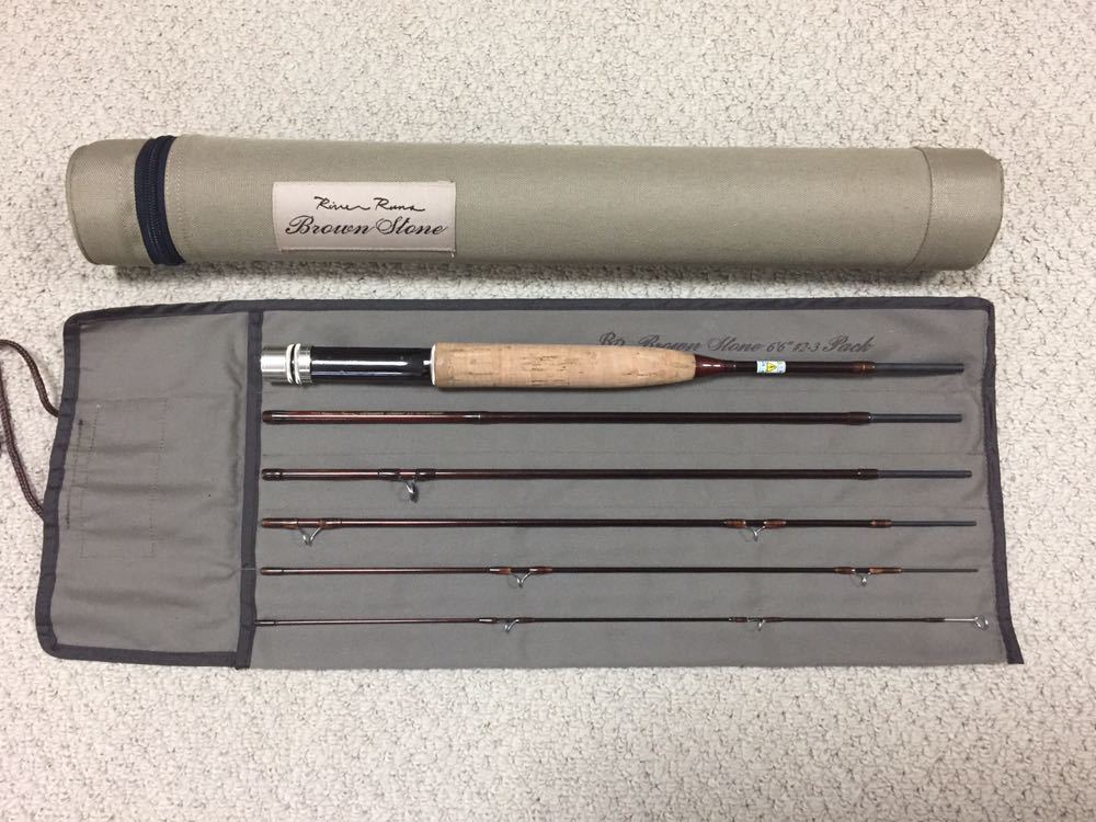 フライロッド River Runs Brown stone #5 リールセット 【公式通販】