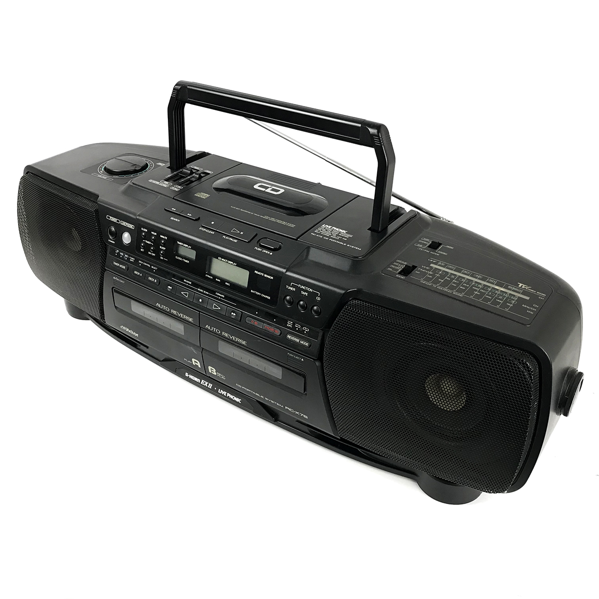 バブルラジカセ□Victor【G-HORN EX RC-X90】 ジャンク Victor G-HORN