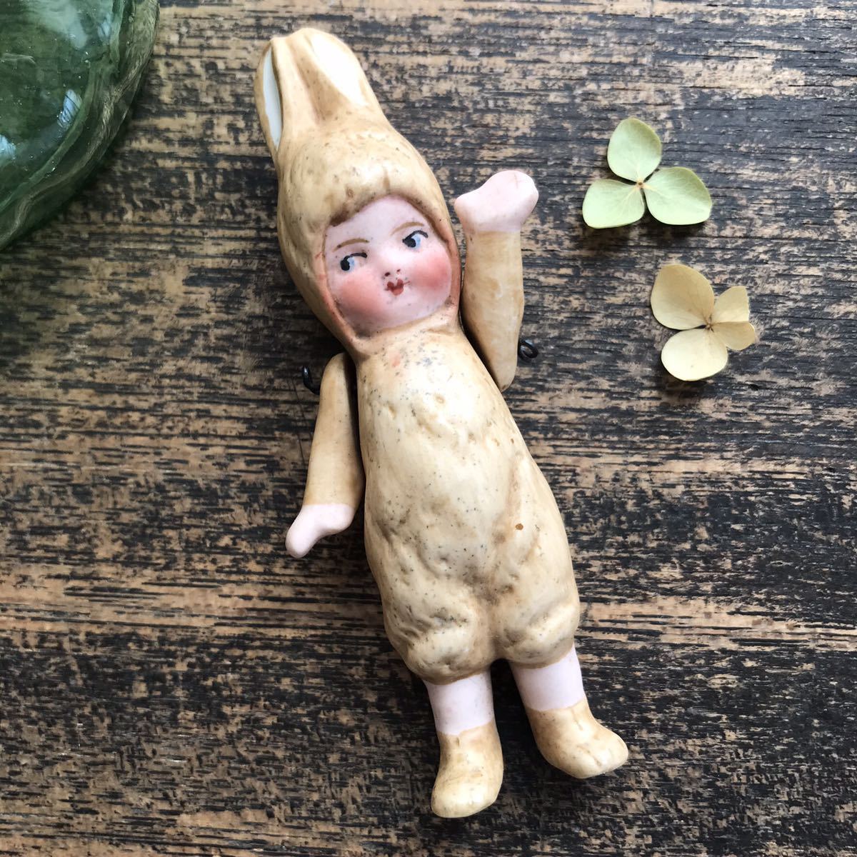 とってもおチビちゃん ウサギ ビスクドール ドイツアンティーク