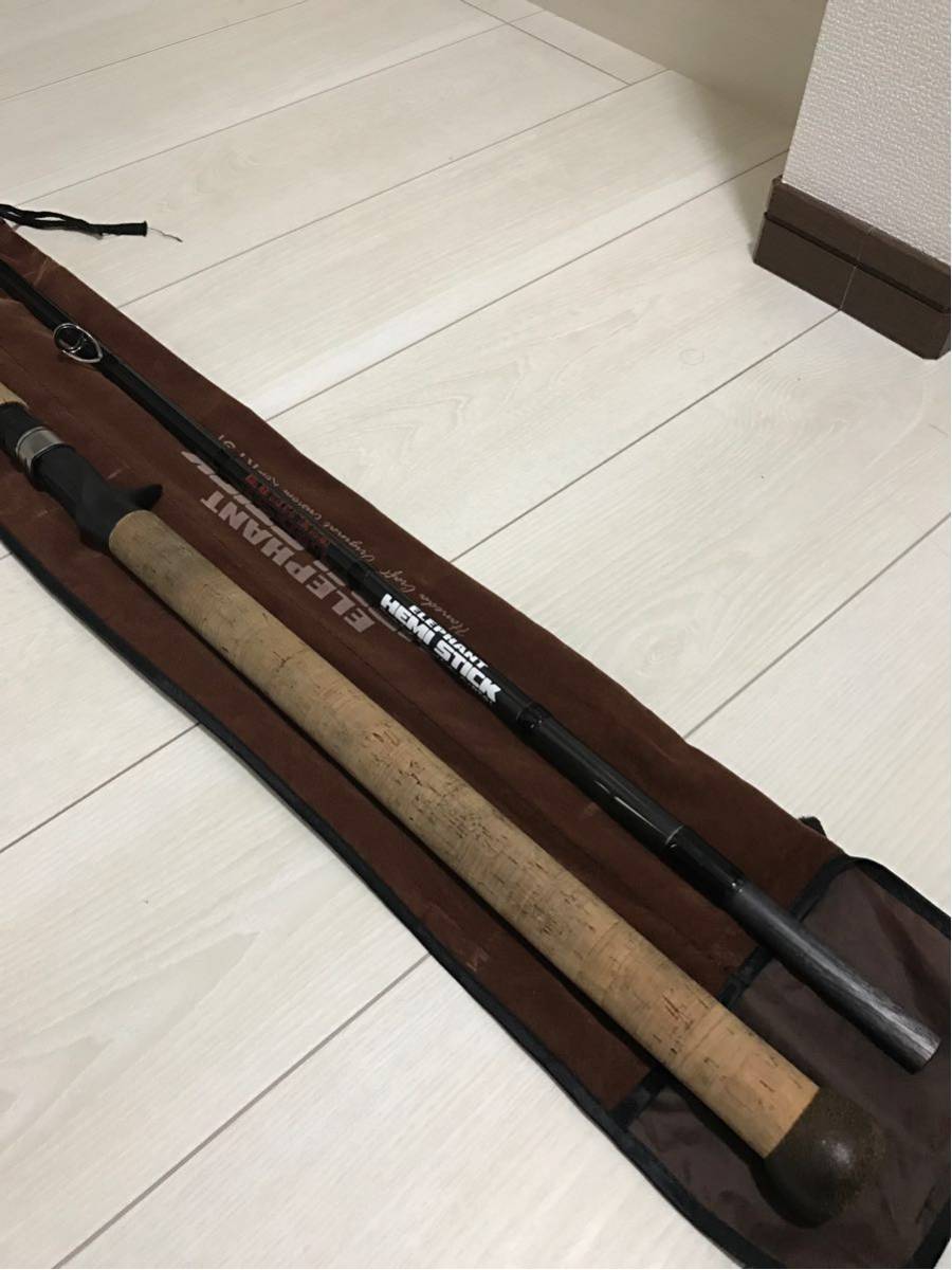 ハネダクラフト ヘミスティック RT-91 エレファント 雷魚 ケース付き