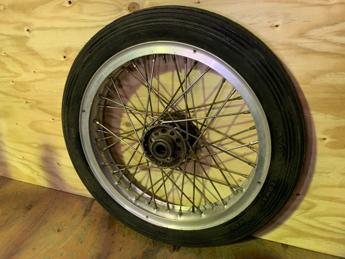 18インチ Hリム タイヤ ホイール スターハブ ハーレー ナックル パン