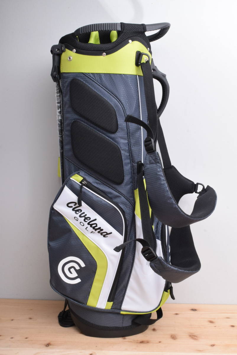 クリーブランド ◇ キャディバック ◇ 14分割 ◇ 黄黒 ◇ スタンド