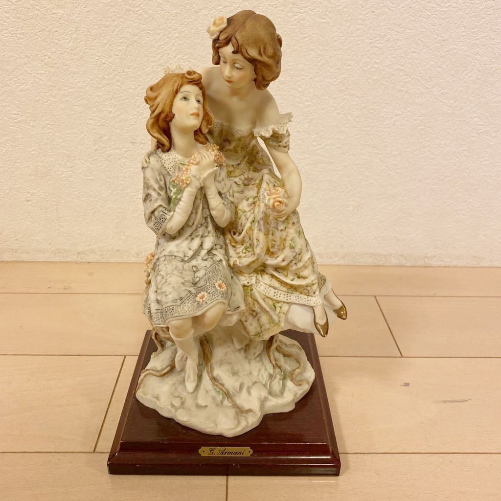 210721）ジョゼッペ アルマーニ フローレンス 天使 置物 人形 陶器