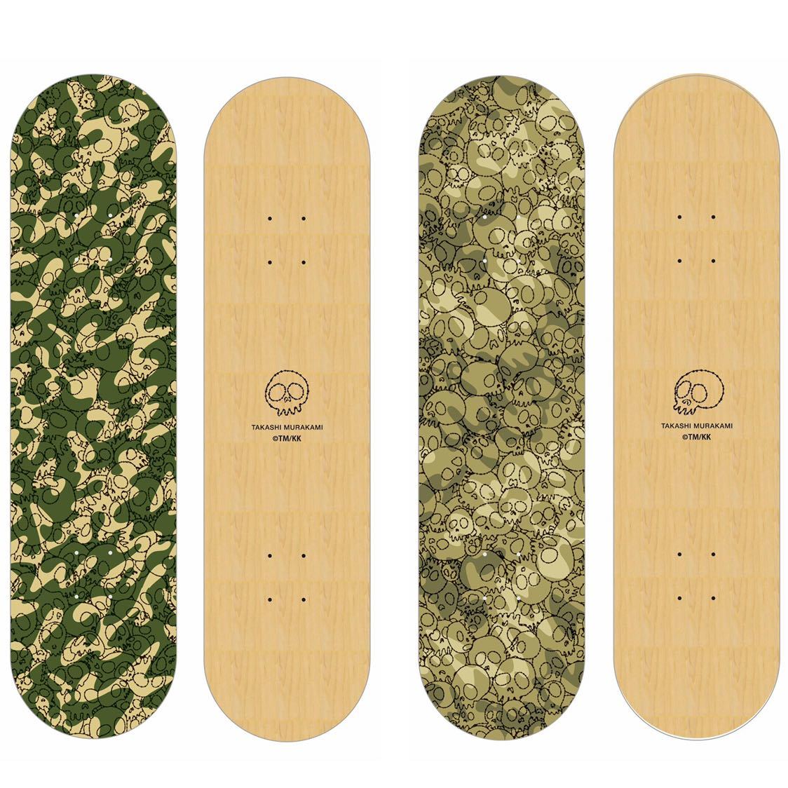 2017 村上隆ComplexCon限定Dobtopusスケートボードデッキ3枚 村上隆