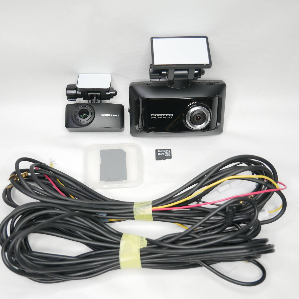 新品COMTEC ZDR016 前後2カメラ ドライブレコーダー配線コードセット