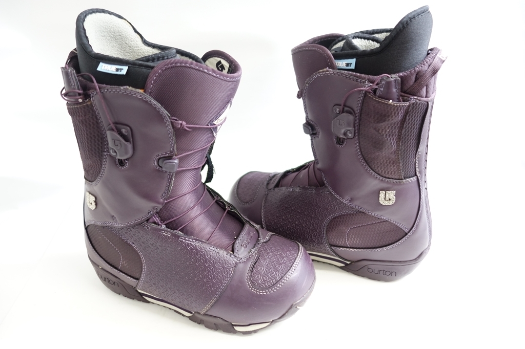 中古 08/09 BURTON EMERALD レディース25cm スノーボードブーツ