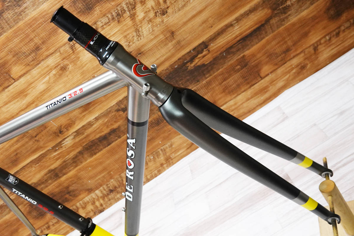 希少】DE ROSA デローザ チタニオ 3/2.5 BLACK LABEL