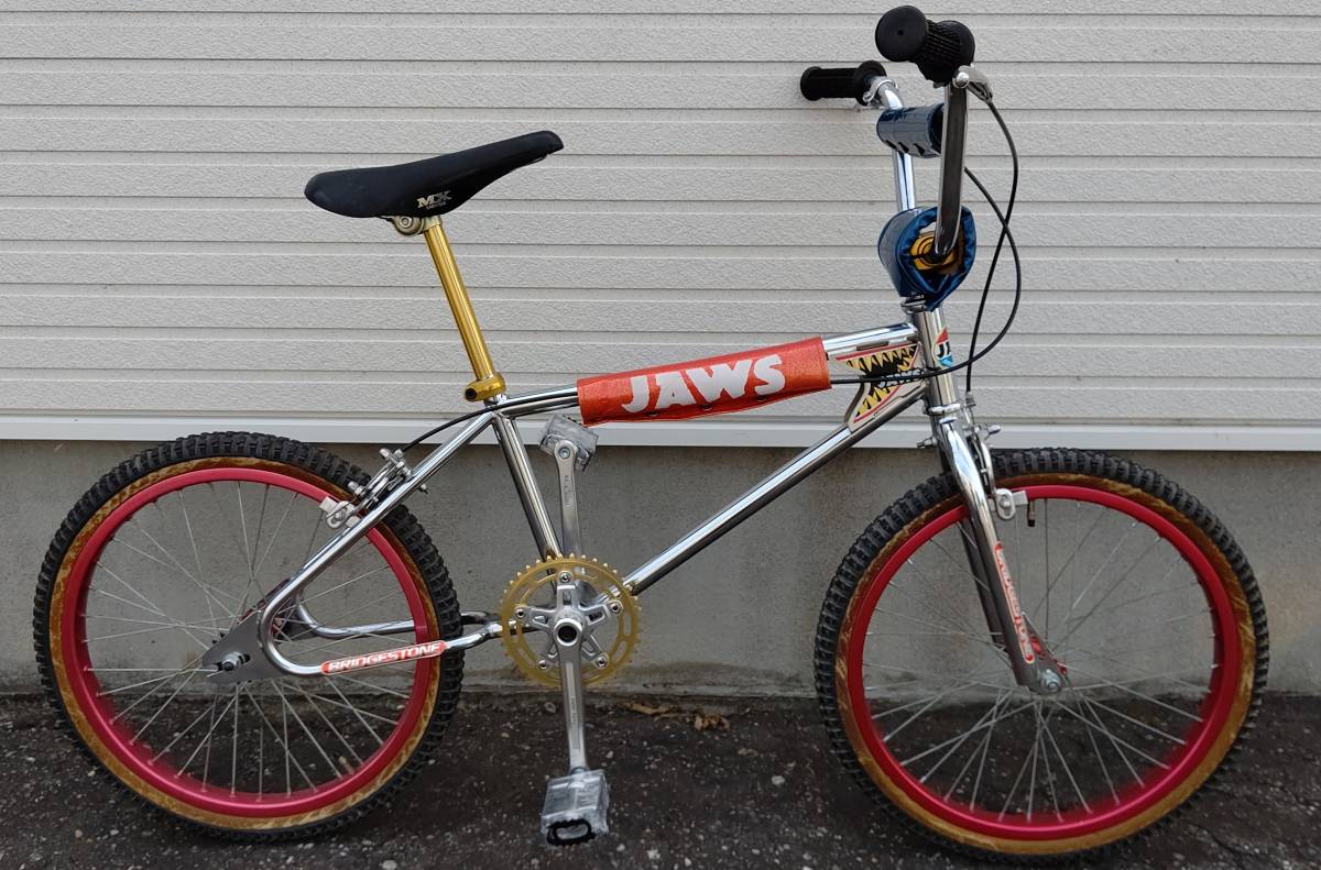 80s BRIDGESTONE JAWS フレーム スチール製 OLD BMX 80s BRIDGESTONE