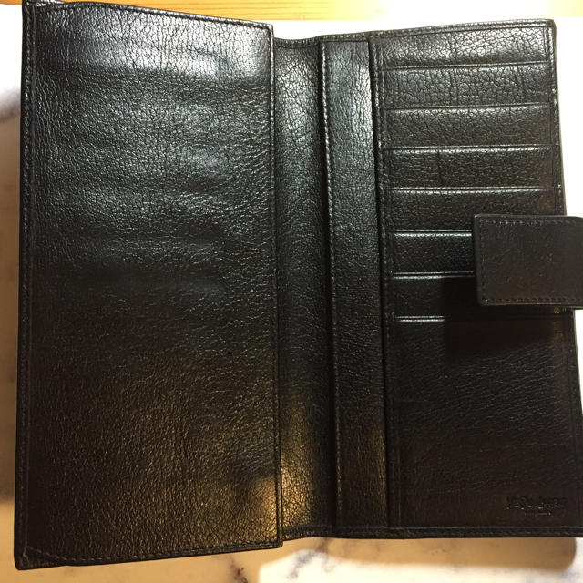 SAINT LAURENT - イヴサンローラン ヴィンテージ スタッズ 長財布 黒の