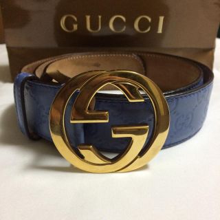 GUCCI（ベルト ・ ブルー・ネイビー/青色系）のフリマアイテム一覧