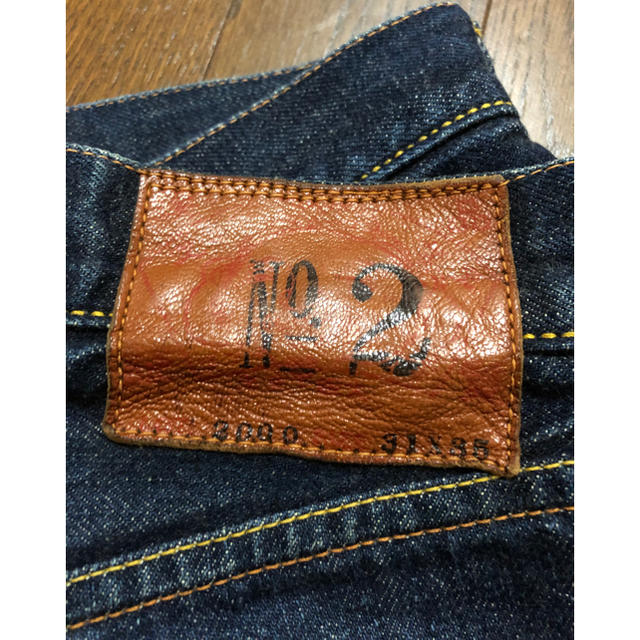 未使用級✨EVISU 虎耳 W31×35 No.2 明太ピンク 大黒 デニム 【公式通販】