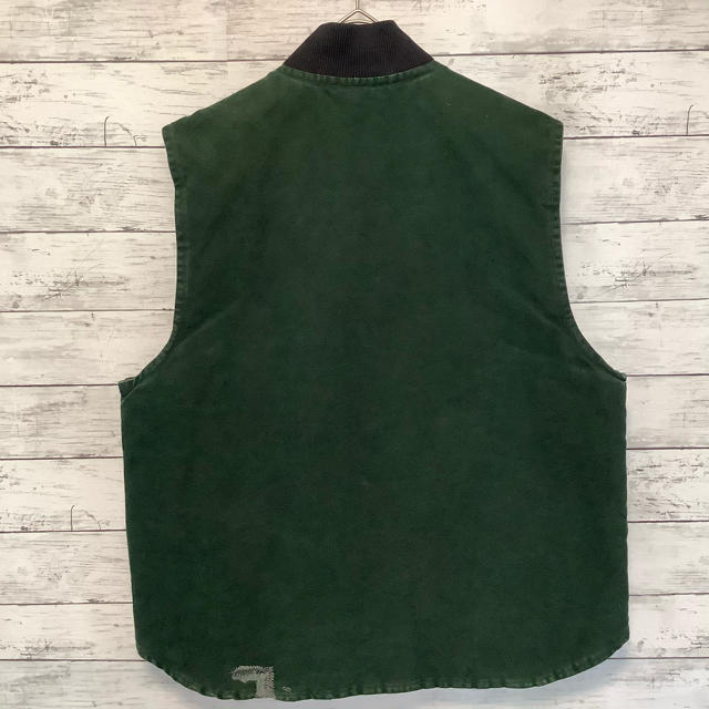 carhartt - [一点物][carhartt]90'sダックベスト グリーンの通販 by