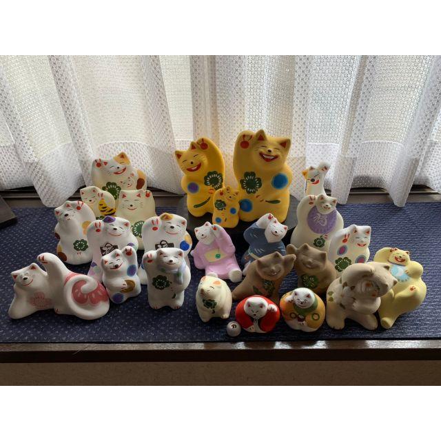 工房輪葉葉 2023年 卯 干支皿 招き猫 限定 激レア 縁起物 わはは 工房