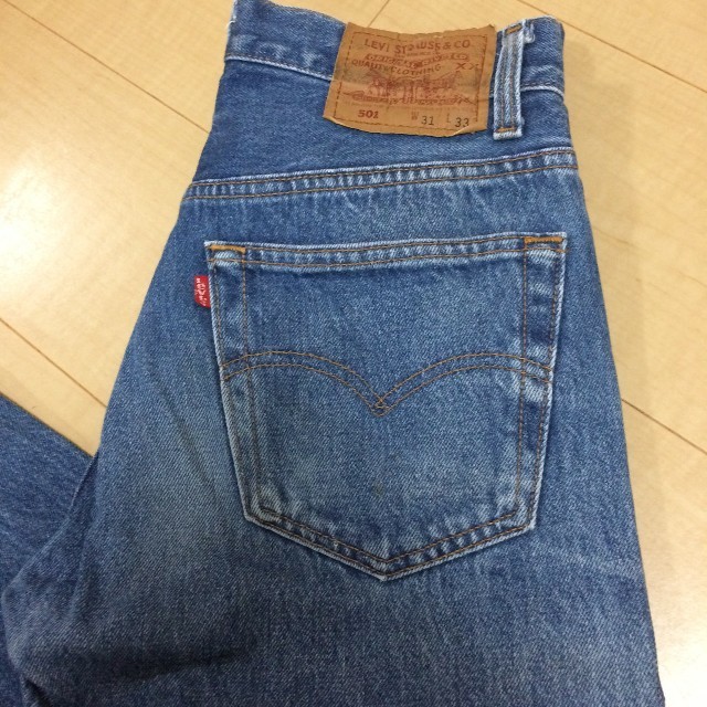 Levi's - 90s リーバイス501 赤文字 ハイウエストデニムの通販 by