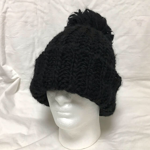 CA4LA - CA4LA カシラ MAXI BOMB ボンボン ニット帽 人気の黒の通販 by