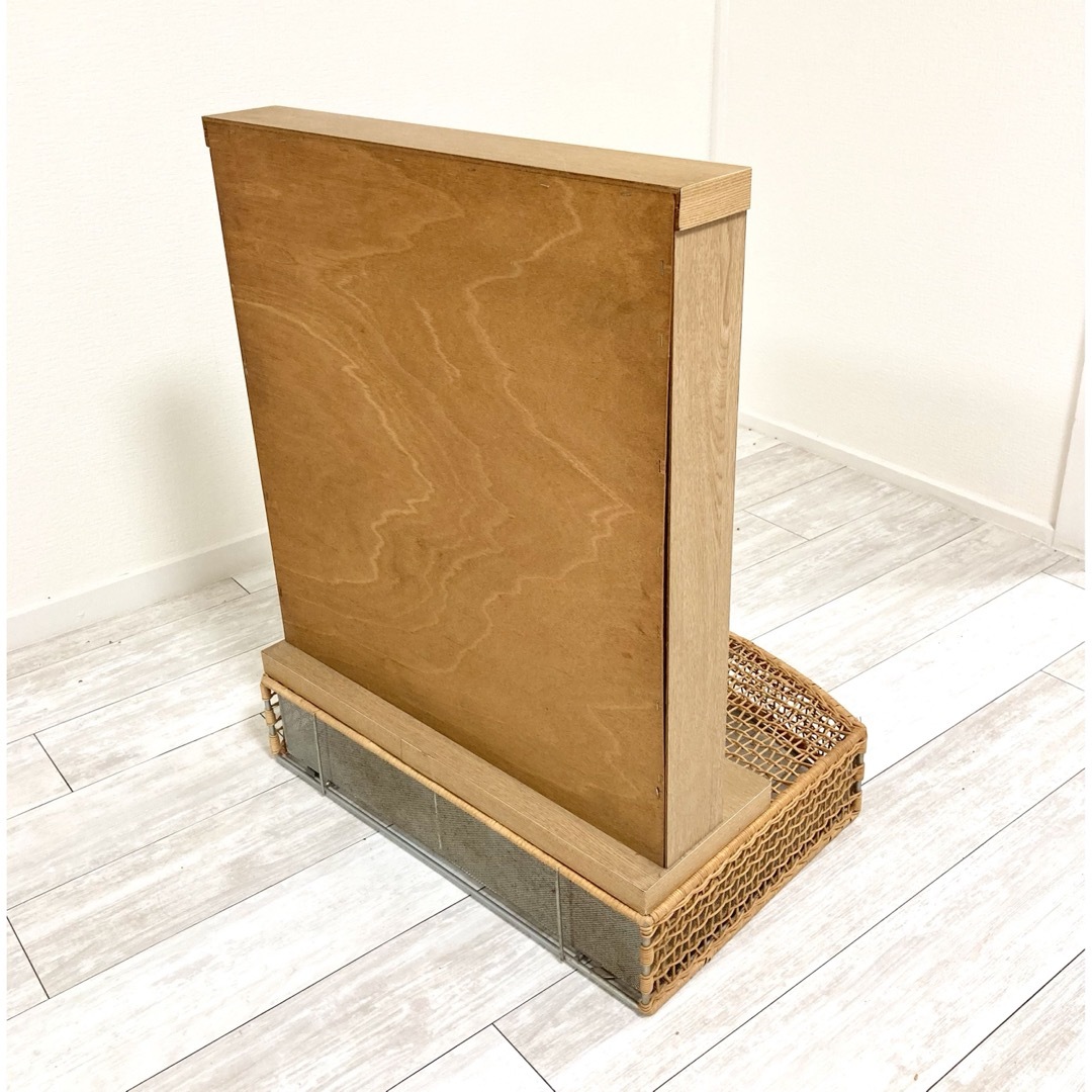 直接手渡し！アジアンウッド×ラタン セパレート ドレッサー