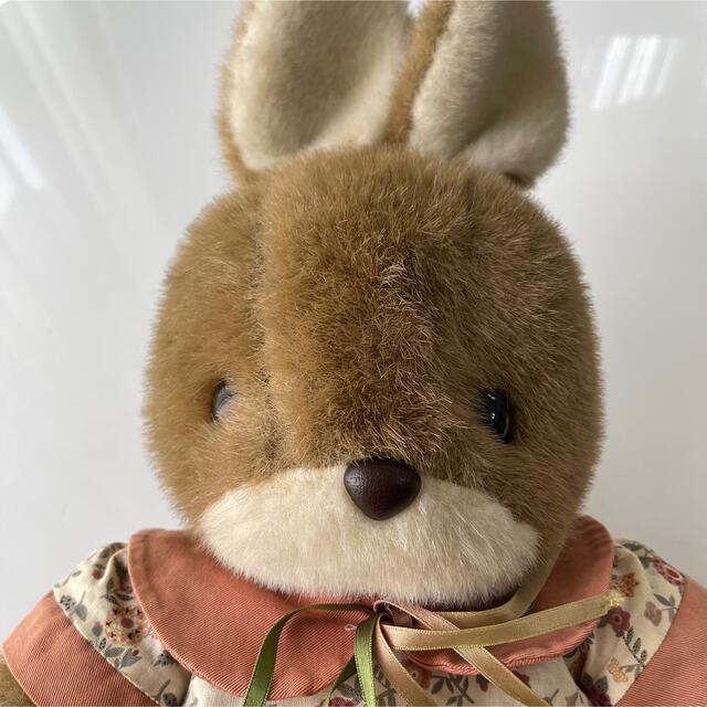 昭和 レア レトロ サンアロー うさぎ ぬいぐるみ 大きめ お洋服 日本製
