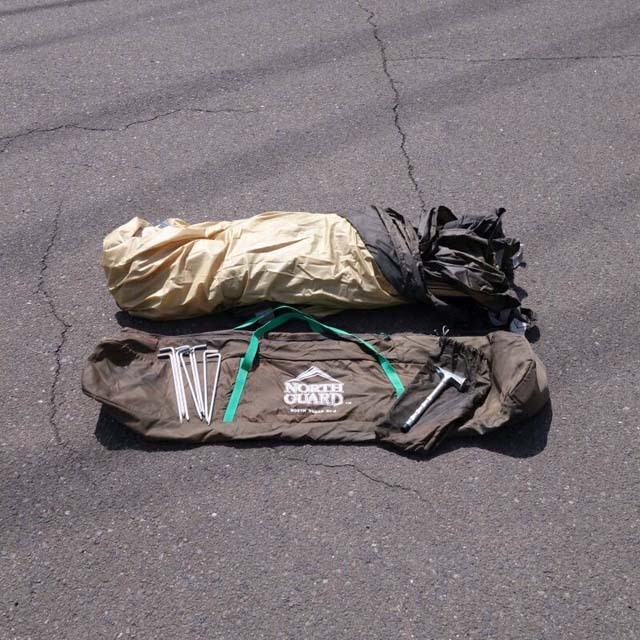 小川キャンパル ノースガード GF4 ワンタッチ 4人用 ワカサギテント