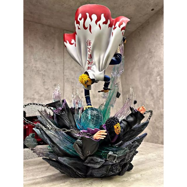 ナルト 波風ミナトvsオビト ガレージキット 塗装済み完成品 フィギュア