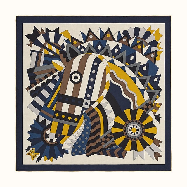 エルメス カシミヤシルク カレジュアン HERMESエルメス カシミヤシルク