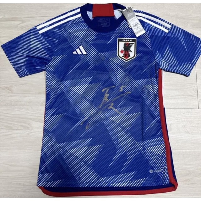 adidas サッカー日本代表 長友佑都 直筆サイン入りユニフォーム adidas