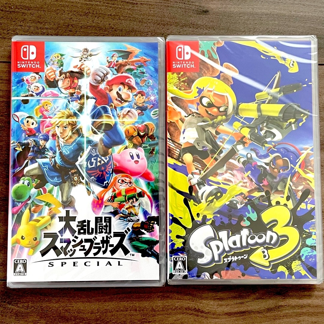 Nintendo Switch ソフト2本 新品未開封の通販 by ただっち's shop｜ラクマ